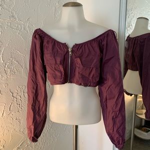 Cropped cargo crop top